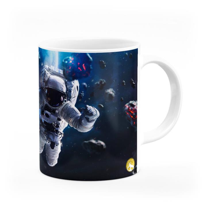 ماگ هومرو طرح فضانورد مدل MG2901 Hoomero astronaut MG2901 Mug