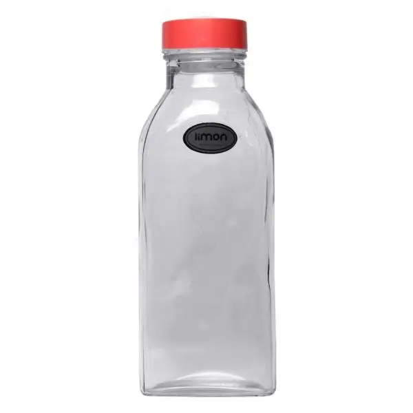 بطری آب چهارگوش لیمون کد 106435