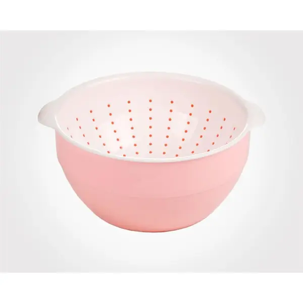ست کاسه و آبکش گرد سایز 1 لیمون کد 1066 - 2