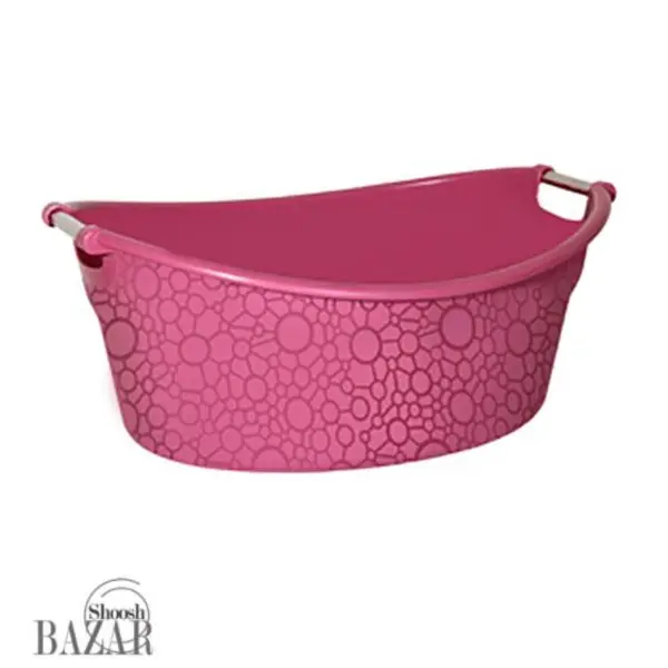 لگن بیضی دسته استیل کوچک لیمون کد 154435 - 2