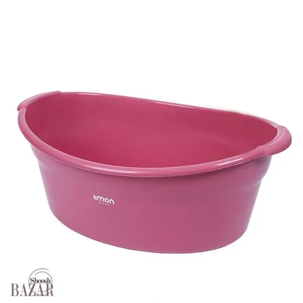لگن بیضی دسته استیل کوچک لیمون کد 154435 - 3