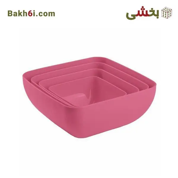 ست لگن 4 تکه لیمون مدل 96 - 2