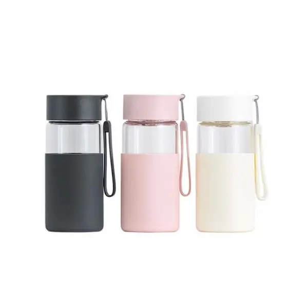 بطری شیشه ای قابل حمل شیائومی Xiaomi Youpin Fun Home Portable Glass Bottle Capacity 350ml