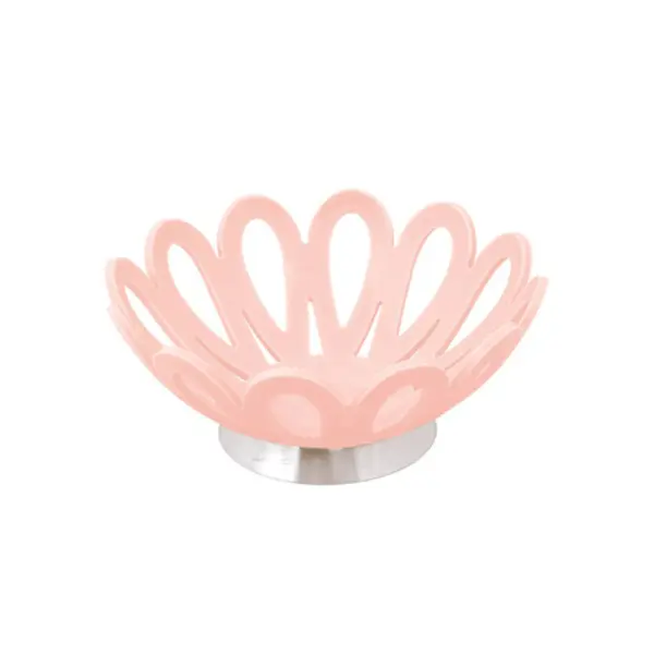 سبد میوه کوچک پایه استیل لیمون کد 13835