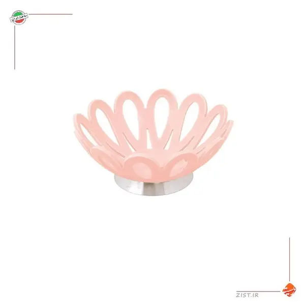 سبد میوه کوچک پایه استیل لیمون کد 13835