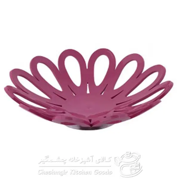 سبد میوه بزرگ پایه استیل لیمون کد 15835 - 3