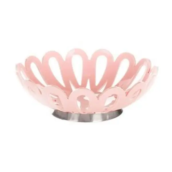 سبد میوه متوسط پایه استیل لیمون کد 26835 - 4