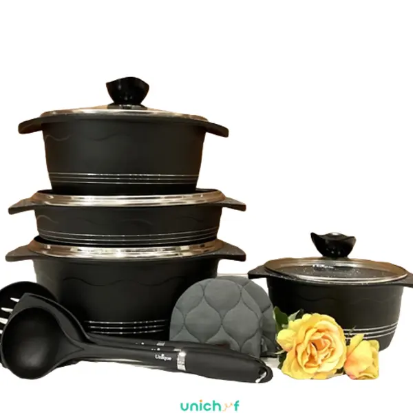 سرویس قابلمه یونیک 11 پارچه بلا کد 8813 - 3