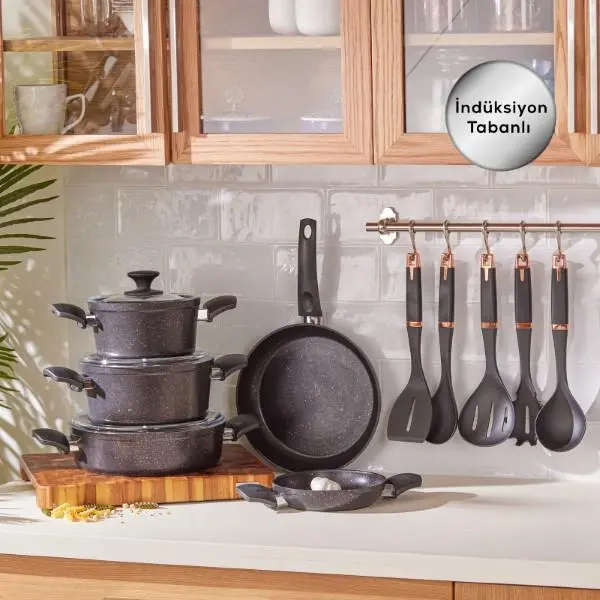 سرویس قابلمه 13 پارچه کاراجا Biogranit - KARACA - 3
