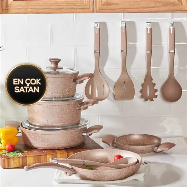 سرویس قابلمه 13 پارچه کاراجا Biogranit - KARACA - 4