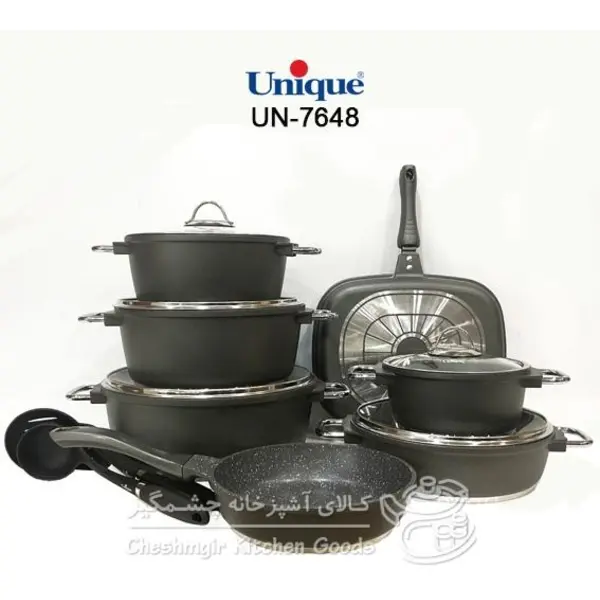 سرویس قابلمه یونیک مونیخ طوسی 16 پارچه UN-7648