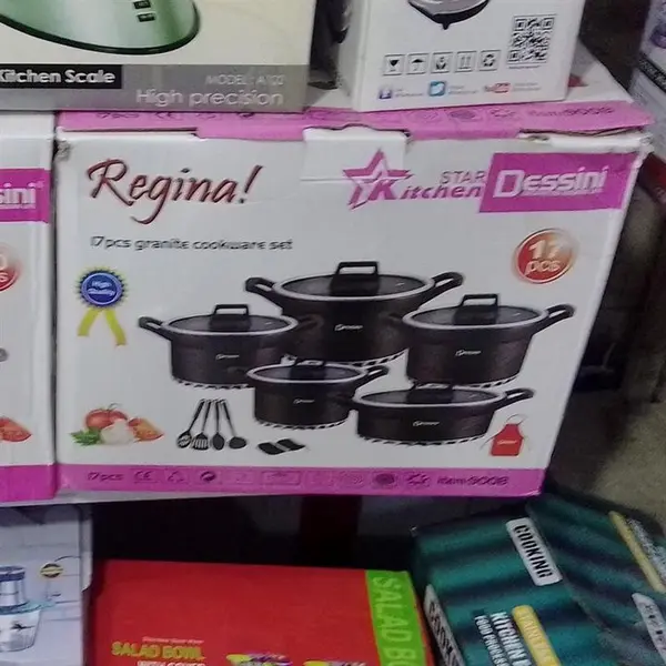 سرویس قابلمه 17 پارچه چودن گرانیتی دسینی ایتالیا - 2