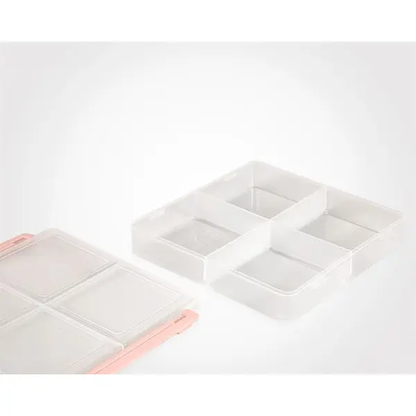ظرف فریزری چهار خانه بزرگ لیمون کد 2283 - 2