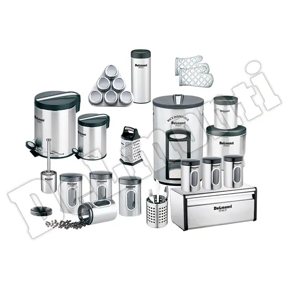سرویس جا ادویه 24 پارچه استیل دلمونتی مدل DL 1710