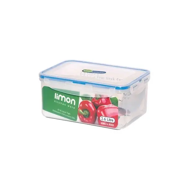 ظرف فریزری مستطیل 2.6 لیتری لیمون کد 82035 Limon 820 - 6