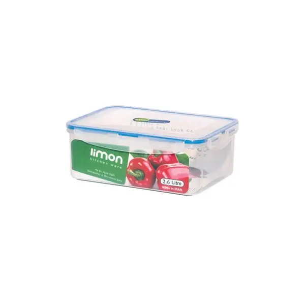 ظرف فریزری مستطیل 2.6 لیتری لیمون کد 82035 Limon 820 - 5