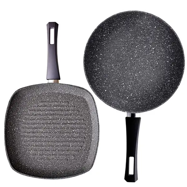 ست تابه و گریل 2 پارچه کاراجا مدل Gris - 2