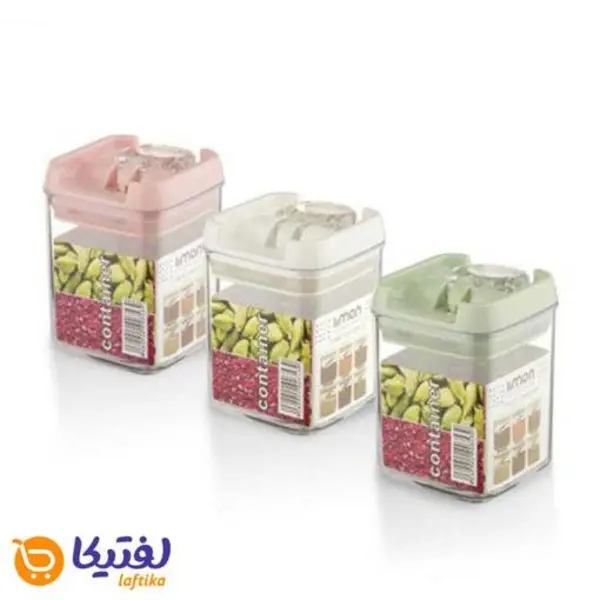 جا ادویه چهارگوش سارینا سایز 3 لیمون کد 1746 - 3