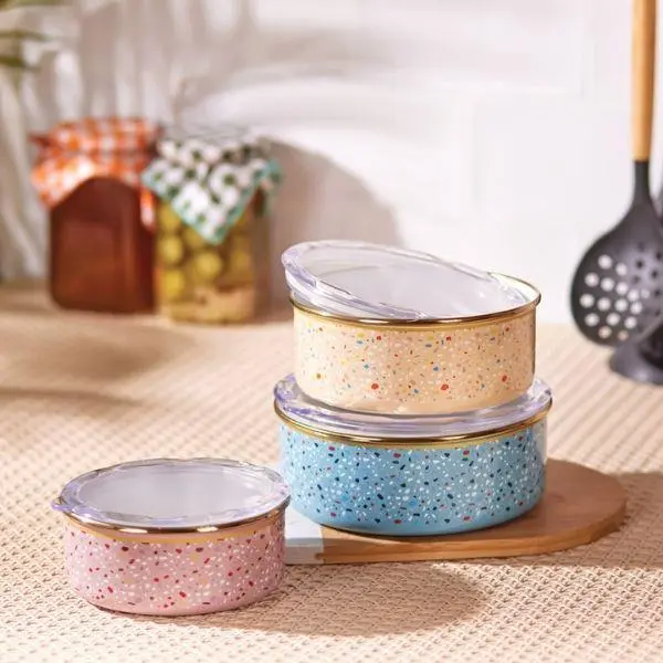 ظرف نگهدارنده 3 عددی کاراجا Terazzo - 2