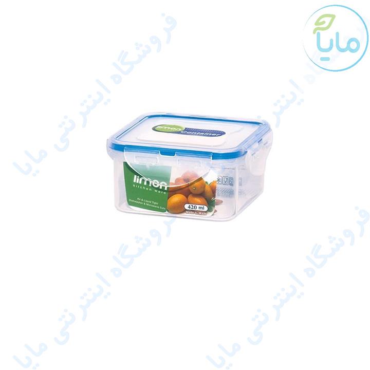 ظرف فریزری مربع 420 میلی لیتری لیمون کد 78035 Limon 780