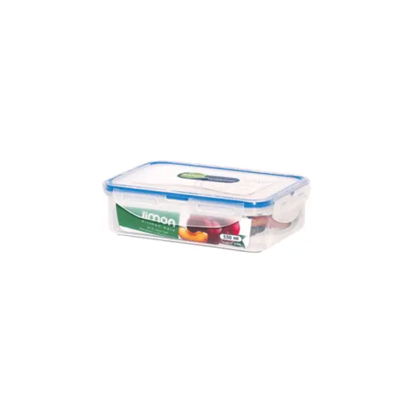 ظرف فریزری مستطیل 550 میلی لیتر لیمون کد 806 Limon 806 - 2
