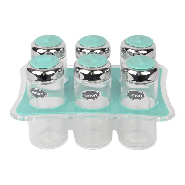 ست جای ادویه 7 پارچه لیمون مدل spice storage - 2
