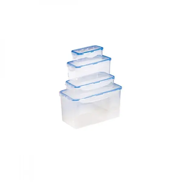 سرویس ظرف فریزری 8 پارچه مستطیل لیمون کد 97235 - 4