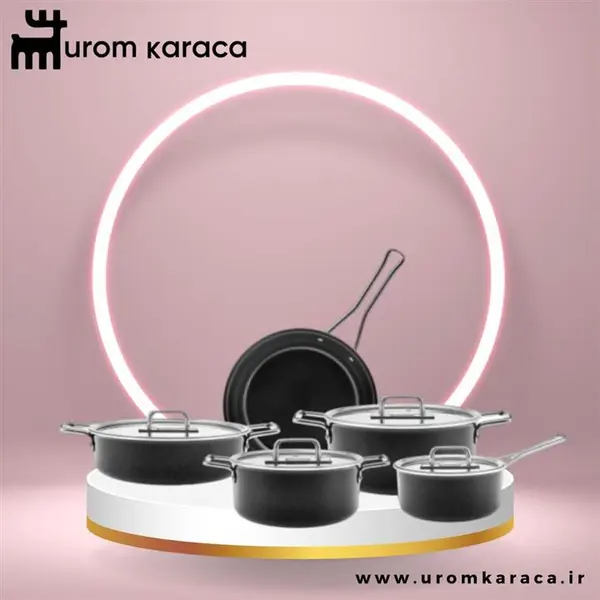 سرویس قابلمه 9 پارچه کاراجا مدل Swiss Crystal Mastermaid براق - 2