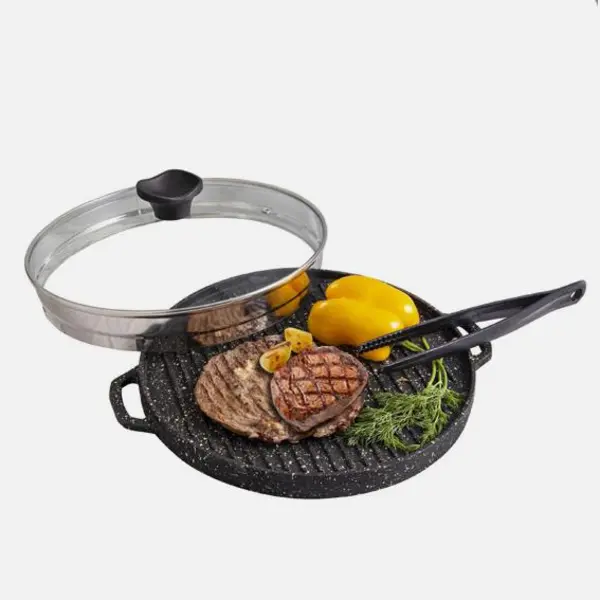 تابه گریل چدنی یونیک سایز ۳۰ کد ۶۰۰۳