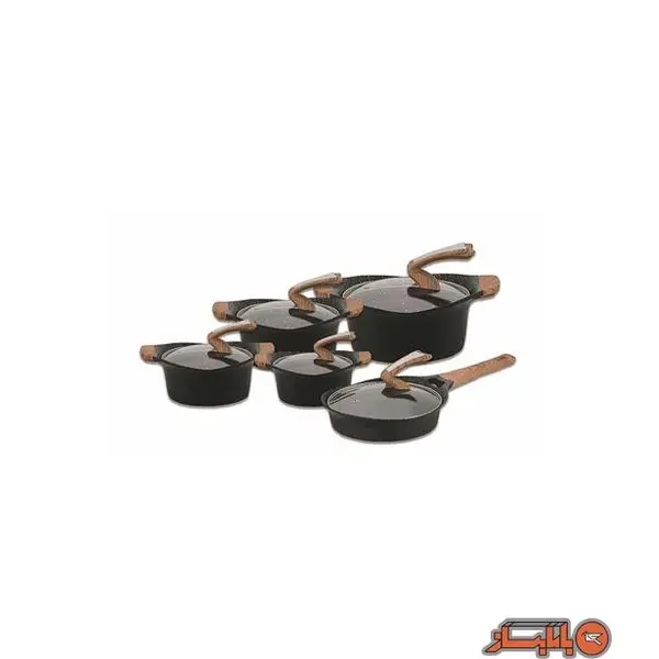 سرویس قابلمه نانو گرانیتی 12 پارچه دلمونتی مدل DL1160