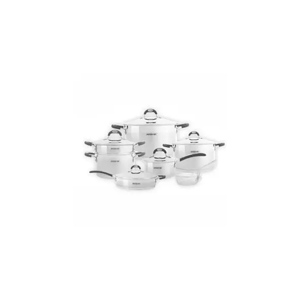 سرویس قابلمه 12 پارچه استیل عرشیا مدل SS1401-1755