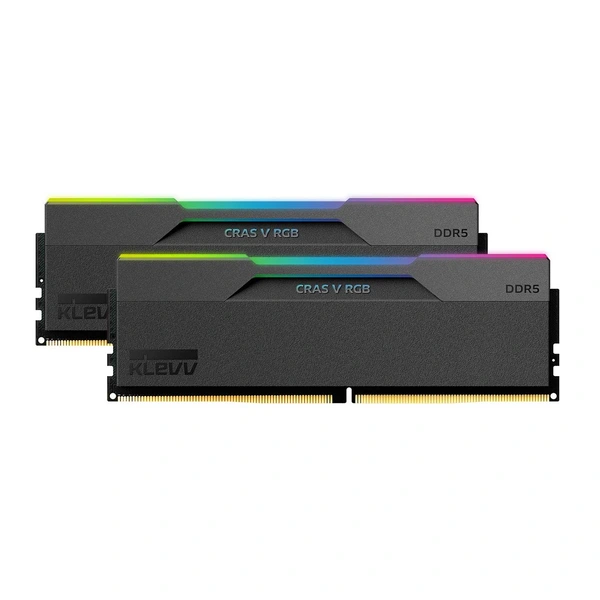 رم دسکتاپ DDR5 کلو 7600 MHz مدل Klevv Cras V RGB ظرفیت 2×16 گیگابایت