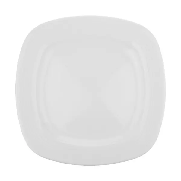 بشقاب غذاخوری چینی زرین ایران سری کواترو هتلی کد 27 درجه عالی بسته 3 عددی