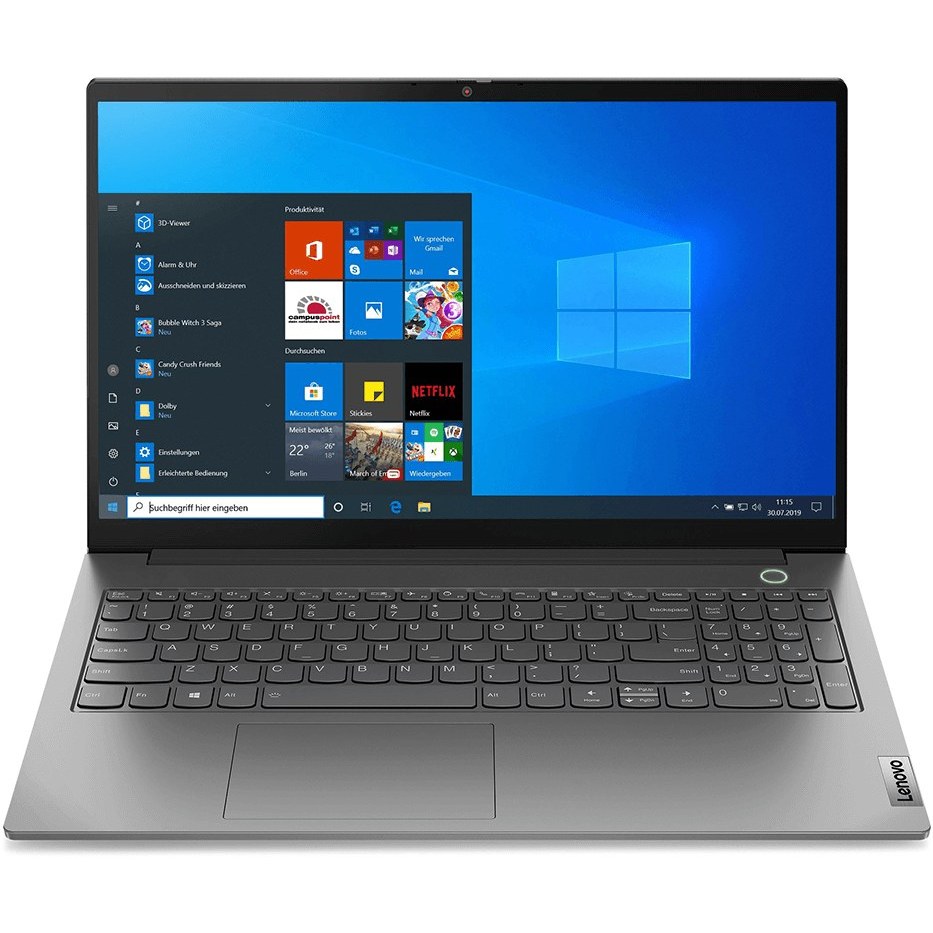 لپ تاپ 15.6 اینچی لنوو مدل LENOVO ThinkBook 15 Core i3 1115G4 20GB 1TB SSD 2GB MX450