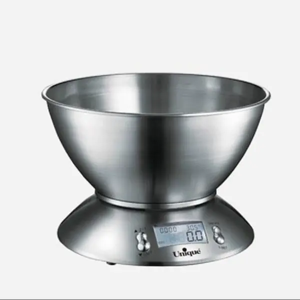 ترازو دیجیتال 5 کیلو استیل خارجی یونیک کد 6518 - 2