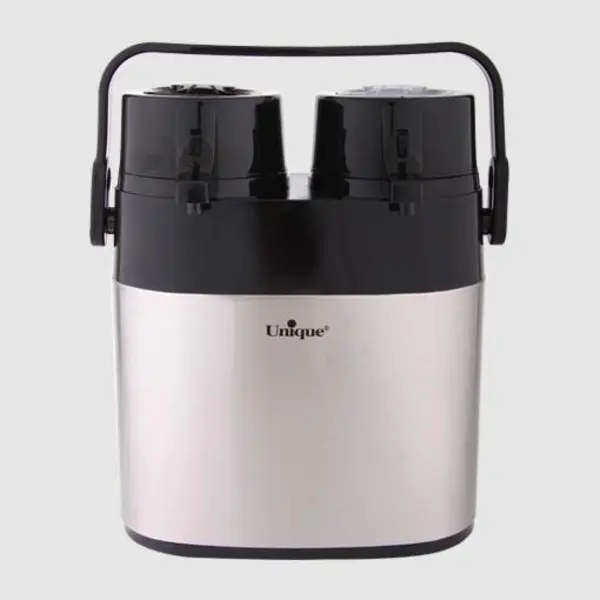 فلاسک دوقلو 1.3 لیتر استیل شیشه دار یونیک UN-9030 - 2