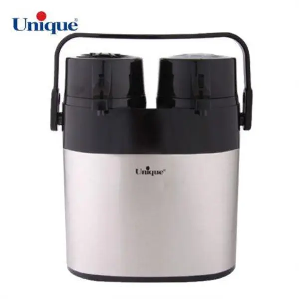 فلاسک دوقلو 1.3 لیتر استیل شیشه دار یونیک UN-9030 - 3