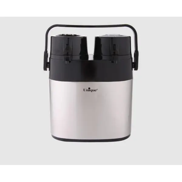 فلاسک استیل دو قلوی 1 لیتری یونیک کد Unique 9040