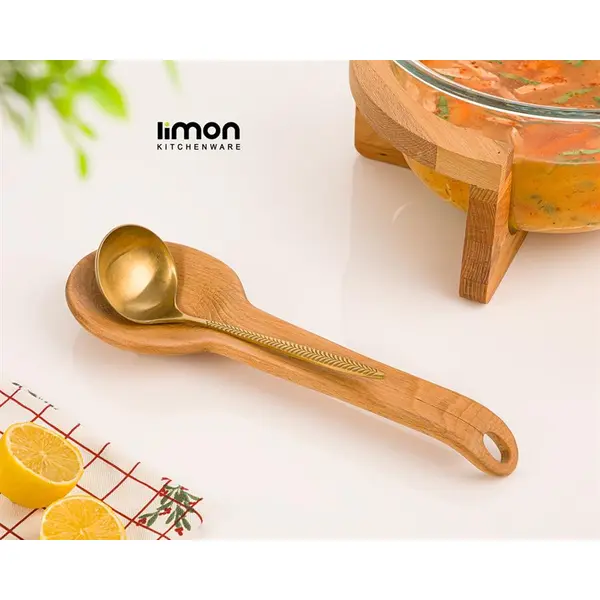 زیر ملاقه ای چوبی لیمون کد 2180