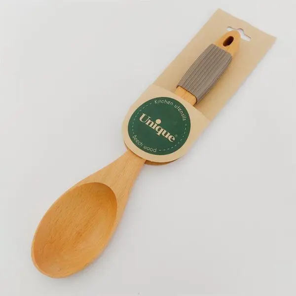 کفگیر چوبی یونیک دسته سیلیکون کد سه مدل UN-1110