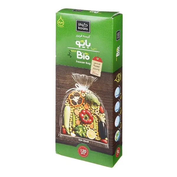 کیسه فریزر بایو مدل کوالا بسته 120 عددی - 2