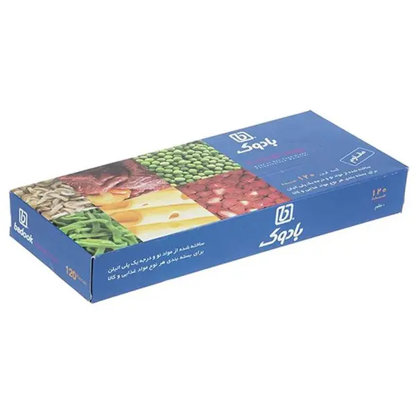 کیسه فریزر بسیار ضخیم 25*35 ، 120عددی بادوک
