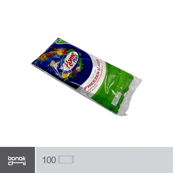 کیسه فریزر هوم پلاس کد 5130010 بسته 100 عددی