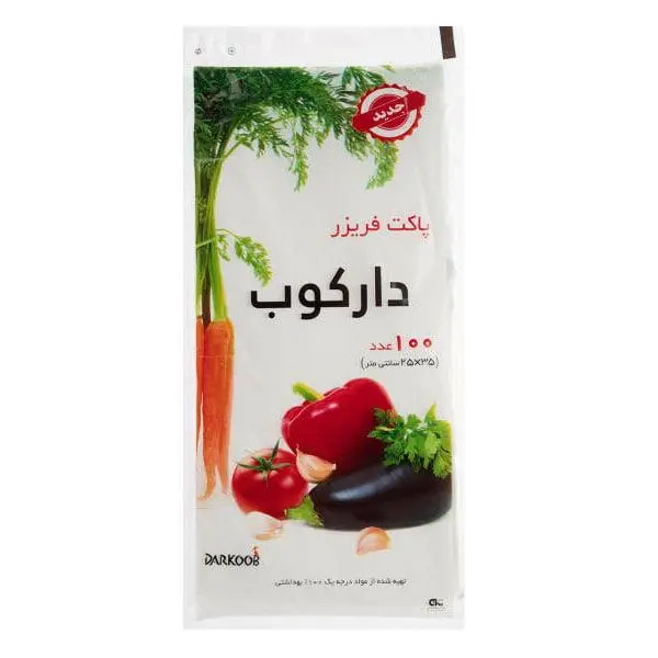کیسه فریزر دارکوب کد 700326 بسته 100 عددی