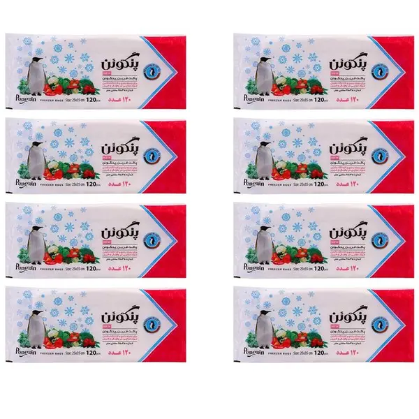 کیسه فریزر پنگوئن مدل p120 هشت بسته 120 عددی - 2