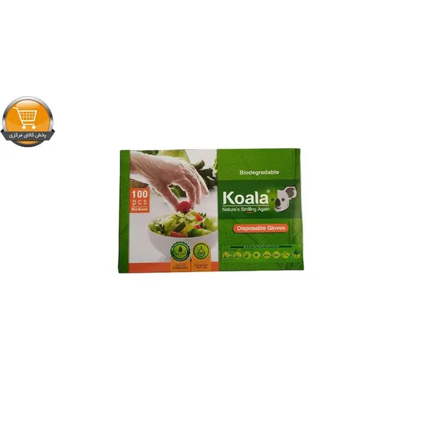 دستکش یکبار مصرف کوالا مدل PD100 بسته ۱۰۰ عددی