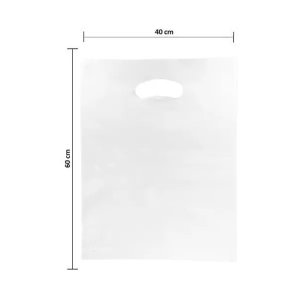 نایلون دسته دار سایز 60x40 بسته 1 کیلویی - 2