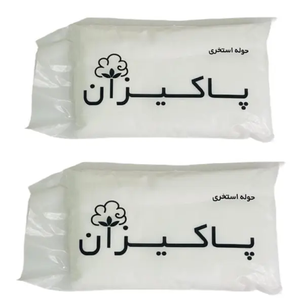 حوله یکبار مصرف پاکیزان مدل PK-9 سایز 80x80 سانتی متر بسته 2 عددی