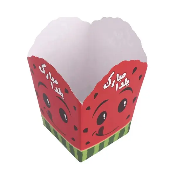 ظرف پاپ کورن تم شب یلدا 10 عدد - 4