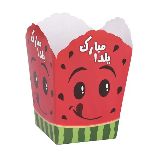 ظرف پاپ کورن تم شب یلدا 10 عدد - 3